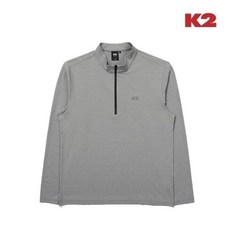 [백화점 정품] K2 양말 남성 가을 간절기 등산 긴팔 기능성 기본 집업 티셔츠 KMU24291