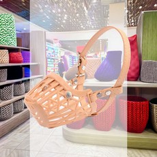 강아지 입마개 대형 소형견 안전 입질방지 반려견 훈련용품, 3호