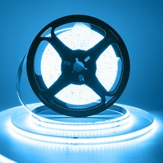 야외벽등 벽조명 야외 거실 5m 10m 20m 50m COB LED 스트립 조명 220V 플렉스 테이프 램프 IC 칩 높은 밝은 240 선형 RA90 따뜻한 자연 흰색, Ice Blue