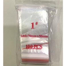 PE夾鏈袋 小尺寸 100入, 1個, 1號, N/A
