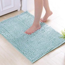 吸水防滑腳墊 門口地墊 浴室廚房臥室床邊地墊, 賓蘭色,50*80cm, 1個