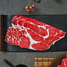 프레시누리 청정우 등심과 목심(척롤) 3초구이 샤브용, 3개, 250g