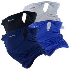 쿨링 여름 자외선차단 마스크 냉감 쿨멀티스카프 안면, 검정