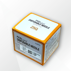 필텍 일회용 멸균주사침 여드름 주사 니들 25G 5/8인치 팔분의오 바늘, 1개