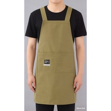 로로피핏 생활용 방수 원피스 앞치마 유니폼 카키