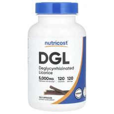 Nutricost DGL 5000mg 캡슐 120정, 1개