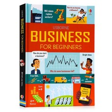 Usborne 비즈니스 초보자 그림책 영어 원서 책 Business for Beginners 영어공부, 1개, 독해 상업 】, 1조각