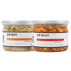 [베리쿡] 아기김치 2종 물김치+빨강김치 세트, 1개