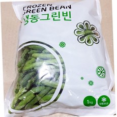 껍질 그린빈 그린빈스홀 롱빈 프렌치빈 줄기콩 1K, 1개
