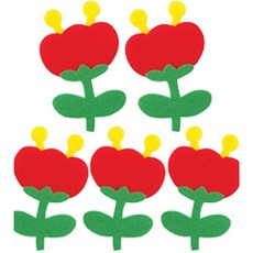 펠트소품-꼬마튜울립 (환경_게시판꾸미기)