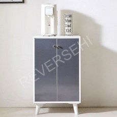 500 주방수납장 정수기선반 커피머신 거치대 그릇정리장, 화이트