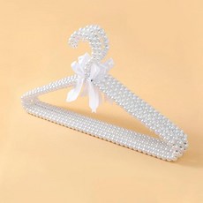 공간 절약형 건조대 가정용품 플라스틱 비즈 리본 옷걸이 드레스, 5. C-1pc