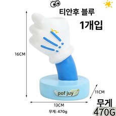 마린데어 응원봉거치대 보관함 아크릴 세트 아이돌, 1단, 스카이 레이크 블루 1개