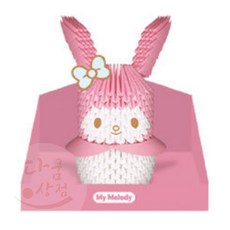 마이멜로디 캐릭터 페이퍼토이제작 종이장난감 페이퍼아트 종이조형물