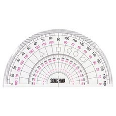 (송화) 700각도기 NO.005 (13cm) 13mmx7mmx1.2mm (1개입) hol+283Iq