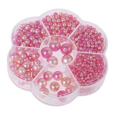 박스 믹스 색상 1150PCS 공예 모조 진주 인어 그라데이션 색상 구슬 1개, 그라디언트 4번