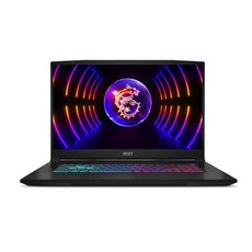 MSI Sword GF76 코어i7 인텔 13세대 지포스 RTX 4050, 딥블랙(BLACK), 512GB, 16GB, Free DOS, Ms/17L_Gen