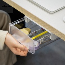 책상밑부착서랍 데스크 언더서랍, 화이트(소)