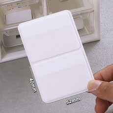 블리스키미 화이트 인덱스 점착메모지 북마크 심플 책띠지 포장용 스티커 반 투명 포카 플래그