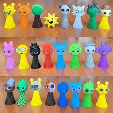 리듬 박스 음악 상자 인형 장난감 선물, 1개, 완전 세트 24개 보관함 포함