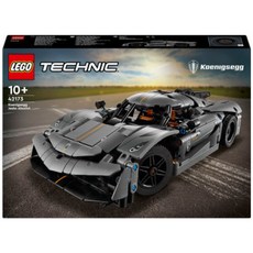 레고 테크닉 42173 Koenigsegg Jesko Absolut 그레이 하이퍼카, 혼합색상, 1개