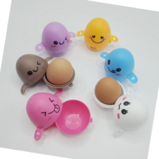 휴대용 에그케이스 1구 캠핑용 계란보관통 MM-50062, 랜덤