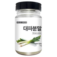 헬로우그린 천연 조미료 국산 대파 분말 70g(통), 1개, 70g