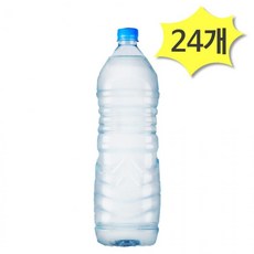 지리산 산청샘물 화이트 무라벨 생수 2L x 24개