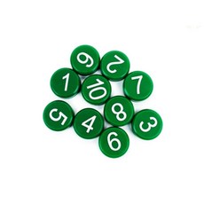 집쏙 숫자 자석 1-10 붙이는자석, 빨강