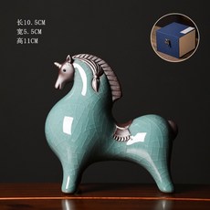 寧遠 陶瓷唐馬擺件 客廳玄關酒櫃桌面裝飾品 生肖馬擺設