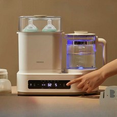 올인원젖병소독기 살균건조따뜻한우유끊는물까지 동시에 가정용 항온 주전자 아기 특수 온수병 병 살균기, 상세페이지 참고, 자외선 살균A(살균/건조/따뜻한 우유/끓는물)