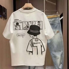 남녀공용 여름커플티 가족티셔츠 반팔티 5size