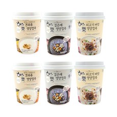 푸른가족 영양컵죽(견과류 2개+검은깨 2개+쇠고기버섯 2개), 1세트