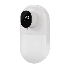自動洗手機智能感應泡沫洗手機壁掛式感應皁液器充電洗潔精抑菌, 1個, 白色:如圖