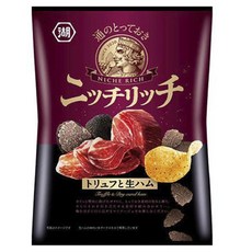 KOIKEYA 湖池屋Niche Rich洋芋片 松露&生火腿風味, 12個, 70g