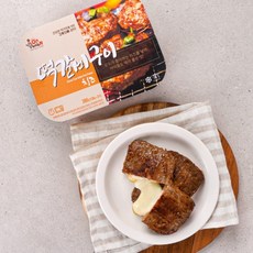 온밥엔 떡갈비 구이 순한맛 매콤한맛 치즈떡갈비, 1개, 300g