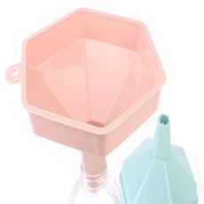신라Pick 파스텔컬러 다용도 깔대기 실험실용품, 육각
