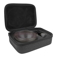 링크아이디어 EVA 여행용 면도기 및 브러시 보관 케이스 휴대용 면도 비누 볼 & 바이킹 레볼루션과 호환되는 하드 보 브룸멜, 면도 그릇 면도컵 면도기 받침대 링크아이디어 EVA 여, 1개