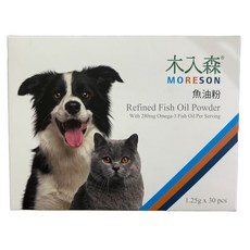 木入森 犬貓寵物魚油粉 30包/盒, 1個