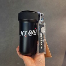 스타벅스 캔쿨러 텀블러 473ml KBO콜라보 + 쇼핑백 세트, 1개, KT위즈