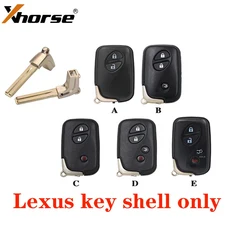 XSTO03EN Xhorse 글로벌 버전 VVDI XM38 토요타 4D 8A 4A 4d-71 칩용 범용 리모트 키 (vvdi 툴로 생성), 02 key shell only3, 04 버튼 6개, 01 China Mainland