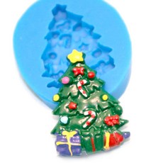 실리콘 몰드 DB XMAS 장식트리 1구 1개 석고방향제 비누 크리스마스