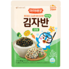 아이배냇 김자반, 고소한 야채김자반, 25g, 4개