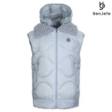 벤제프 여성 항아리퀼팅 후드형 다운 베스트_P332569872 2759019