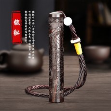 防風電子點煙器 檀木吹氣打火機 古代火折子 USB充電, 無具體規格, 貔貅+掛繩+簡裝