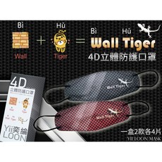 奕綸 Yii LOON 台灣製韓版4D立體防護口罩-壁虎雙色超值組#穿搭