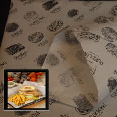 식품용 기름종이 김패기 유산지 30cmx30cm 500매, 1개