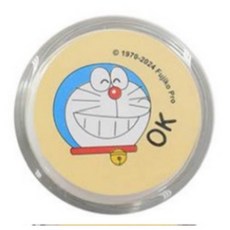 省力連續獎勵章 可愛印章 讚 GOOD 閱 ok 可補充墨水 手帳章, 1個, 哆啦A夢-OK