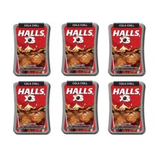 Halls XS 무설탕 콜라 Chill Halls XS 12.6g x 12개, 6개