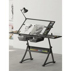 설계 건축사 조경기능사 토목 기사 작업대 제도 유리 도안, 1개